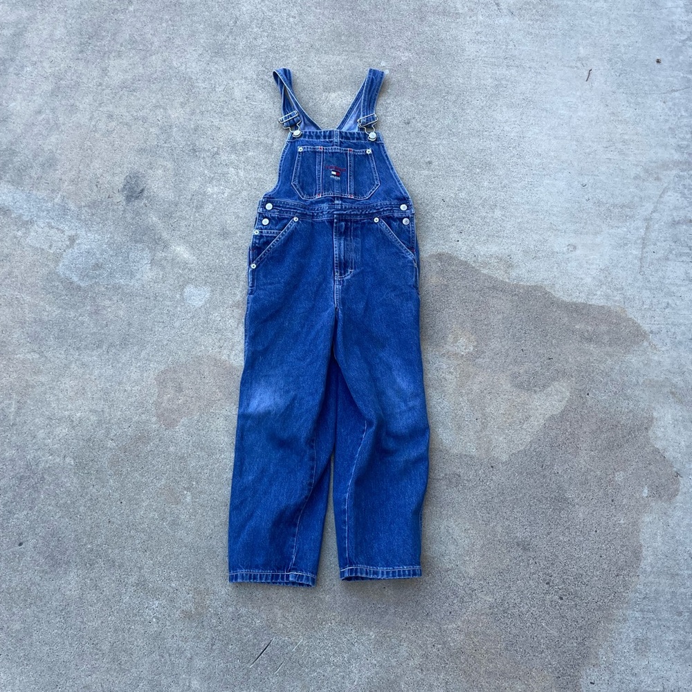 Vintage 90s | Tommy Hilfiger Wide Leg Overalls